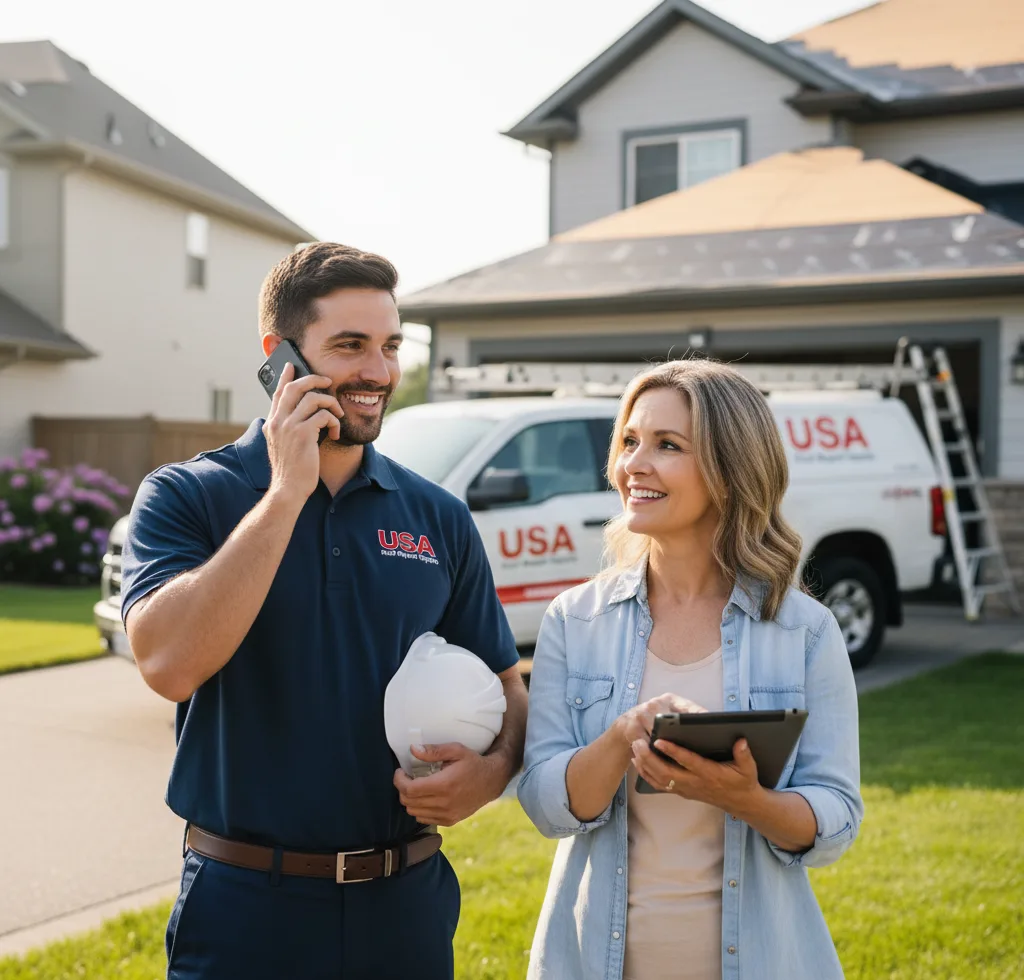 USA Roof Repair Experts customer support in Middletown